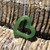 Natural Jade Floating Heart Pendant 30mm