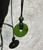 Natural Nephrite Jade Donut PI, 16mm Pendant