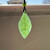 Natural Canadian Jade Leaf Pendant 38mm