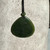 Natural Dark Green Nephrite Jade Pendant, 30mm