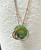 Natural Nephrite Jade 4 Ring Pendant 19"