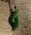 Natural Nephrite Jade Pendant, Fish Hook 48.5MM