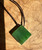 Natural Canadian Nephrite Jade Square Pendant - 15mm