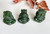 Natural Nephrite Jade Monkey Hear-No, See-No, Speak No Evil Figurine 1.5"