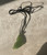 Natural Nephrite Jade Whale Tail Pendant, 23mm