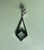 Natural Canadian Nephrite Jade Drop Earrings 8x8mm Sterling Silver