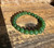 Natural Jade 8mm Bead Bracelet, 6.5"