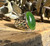 Natural Jade Oval Ring 20x15mm Sterling Silver Bezel Setting