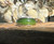 Natural Canadian Nephrite Jade Inlay Ring Wide Sterling Silver Band