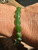 Natural Nephrite Jade Lentil Beads 10x8mm - Canadian Jade 8.5" long