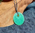 Natural Jade Round, Pendant 30mm
