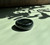 Natural Dark Green, Appears Black Nephrite Jade Wide Band Ring, 8mm - Size 7 & 8