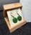 Natural Nephrite Jade Round Drop Earrings 15mm Sterling Silver