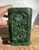 Natural River Nephrite Jade Vase-Pen Holder, 4.9"