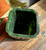 Natural River Nephrite Jade Vase-Pen Holder, 4.9"