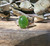 Natural Canadian Nephrite Jade Ring - #251S Sterling Silver