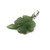 Natural Jade Shamrock Charm 15mm