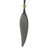 Natural Jade Leaf Pendant 11.5x43mm