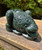 Natural Dark Green Ogden Nephrite Jade Toad 5.25" Figurine