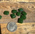 Natural Faceted Canadian Nephrite Jade Bead, 11.5x13.5mm