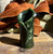 Natural Nephrite Jade Pen holder/Vase 4"