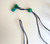 Natural Brown Cord with Jade Beads
