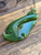 Natural Canadian Nephrite Jade Fish Hook Pendant, 55mm