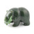 Natural Nephrite Jade Bear, Grizzly with Fish - 301 Figurine
