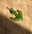 Natural Nephrite Jade Anchor Charm, 15mm