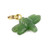 Natural Jade Dragonfly Charm 15mm