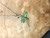 Natural Jade Dragonfly Charm 15mm
