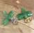 Natural Jade Dragonfly Charm 15mm