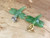 Natural Jade Dragonfly Charm 15mm