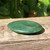 Natural Jade Worry Stone. 1.75" Satin Finish
