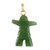 Natural Jade Inuksuk Charm 18mm
