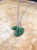Natural Jade Snake Charm 18mm