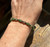Natural Canadian and Siberian Nephrite Jade Matte Bead Bracelet 6.5 inch
