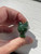 Natural Jade Cartoon Cat Charm 25mm