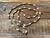 Natural Jade Necklace with Coral and Bone Beads 24 inch