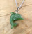 Natural Jade Dolphin Charm 15mm