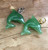 Natural Jade Dolphin Charm 15mm