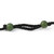 Natural Thick Black or Dark Brown Cord with Jade Beads