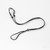 Natural Thick Black or Dark Brown Cord with Jade Beads