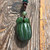 Natural Jade Squash Pendant, 35mm