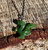Natural Nephrite Jade Dragon Walking Charm 18mm
