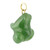 Natural Jade Frog Charm 17mm