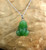 Natural Jade Frog Charm 17mm