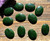 Natural Dark Green Cassiar Nephrite Jade Cabochon, 40x30mm Sold Individually