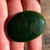 Natural Dark Green Cassiar Nephrite Jade Cabochon, 40x30mm Sold Individually