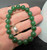 Natural Nephrite Jade 9.5mm Bead Bracelet